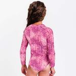 Купальник-рашгард Willa Zip-Front для девочек Calypsa, цвет raspberry burst - фото 2