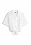Рубашка CROPPED RELAXED SHORT SLEEVE Tommy Jeans, белый - фото 5