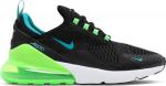Кроссовки Nike Air Max 270 'Black Green Strike', черный - фото