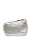 Кошелек с эффектом металлик Marsèll, серебяный - фото 2