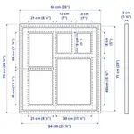 Рамка Ikea Rodalm For 5 Pictures, 64x71 см, черный - фото 6