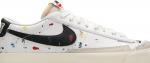 Кроссовки Nike Blazer Low '77 'Paint Splatter', белый - фото 3