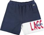 Спортивные шорты Supreme x Lacoste Logo Panel Sweatshort 'Navy', синий - фото 2