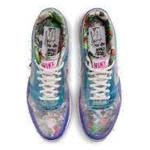 Кроссовки для гольфа Nike Air Pegasus 89 унисекс, Blue/Silver - фото 4