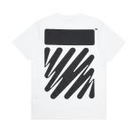 Футболка Off-White Wave Diag Slim Short-Sleeve Tee 'White/Black', белый - фото 3