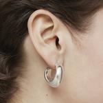 Серьги-кольца Tous Galia Basics, 14,8 мм, серебро - фото 6