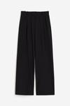 Брюки H&M Wide-leg, черный - фото
