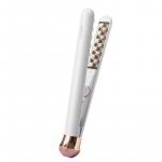 Corn Ironing Splints Mini Negative Ion Volume-Enhancing Hair Root Unisex Portable Dormitory Use Small HS-107 AUX, розовый - фото 2