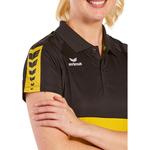 Рубашка-поло Erima, цвет gelb/schwarz/schwarz - фото 3