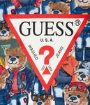 Толстовка Guess Regular Fit с принтом, зеленый - фото 3