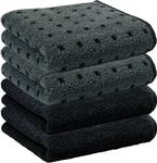 Полотенце Erwin Müller 4er-Pack 208073, 50x1x100 см, темно-серый - фото
