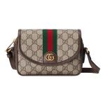 Сумка ophidia gg mini shoulder bag 'beige' Gucci, бежевый - фото