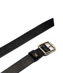 Ремень женский Patrizia Pepe кожаный с логотипом, черный - фото 2