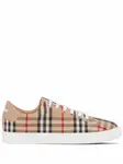 Кеды в клетку Vintage Check BURBERRY, нейтральный - фото