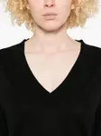 Свитер с V-образным вырезом ALPHA STUDIO, черный - фото 5