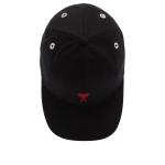 Бейсболка Ami Paris Small A Heart Cap, черный - фото 2
