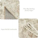 Ковер Soalmost Washable для гостиной, 427х305 см, бежевый/серый - фото 3