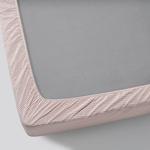 Простыня на резинке Ikea Solfibbla, 180x200 см, белый/красный - фото 3