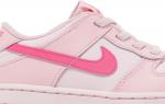 Кроссовки Nike Dunk Low TD 'Triple Pink', розовый (Размер 22.5 RU) - фото 5