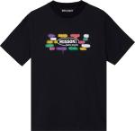 Футболка Palm Angels x Missoni Sport Tee 'Black/White', черный - фото