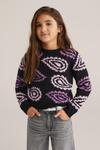 Джемпер WE Fashion Jumper, Dark Purple - фото