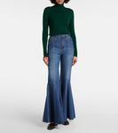 Кожаные мокасины с декором Miles Chloé, коричневый - фото 3