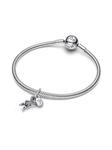 Шарм Pandora Pavé Infinity Knot Dangle Charm, стерлинговое серебро - фото 3
