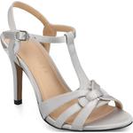 Туфли на высоком каблуке Valry Journee, satin/silver - фото