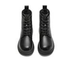 13cm Martin Boot 3CM женские черные BELLE, черный-Thick Fleece - фото 6