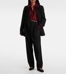 Шифоновые балетки из органзы Gianvito Rossi, Black+Black - фото 3