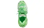 Кроссовки runner sneakers 'white fluo green mesh and nylon' Balenciaga, белый - фото 3