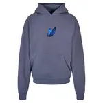 Худи Mister Tee Le Papillon Heavy Oversize, синий - фото 3