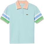 LACOSTE Polo Shirt Women's Turquoise Blue - фото