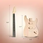 Набор электрогитары Glarry DIY GST HH Pickup - фото 6