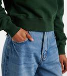 Хлопковая худи с рубчиком Jacquemus, Dark Green 2 - фото 6