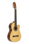Акустическая гитара ANGEL LOPEZ Graciano serie electric classical guitar with solid spruce top with cutaway - фото