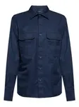 Рубашка с карманами TOM FORD, синий - фото