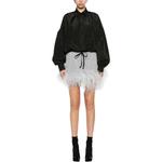 MSGM Женская черная рубашка - фото 4