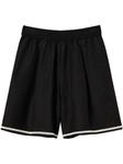 TWINSET шорты с декоративной строчкой, черный - фото