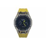 Часы Casio G-Shock Analog-Digital 2100 Series, арт. GA-2100SKE-7A, желтый - фото