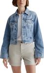 Куртка AG Jeans Isa Cropped Trucker Jacket, Intuition - фото