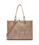 Сумка шоппер Twin-Set текстильная, мультиколор - фото