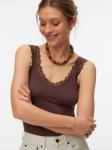 VERO MODA Топ 'VMROSA' в цвете Chocolate - фото 2