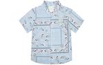 MLB Рубашка Cashew Flower Unisex Sky Blue - фото 3