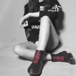 Ботинки Martin женские черный Osita Red - фото 5