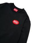 Diesel Kids толстовка с нашивкой-логотипом, черный - фото 3