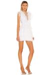 Платье мини MAJORELLE Janey, белый - фото 2