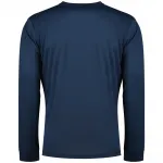 Футболка Salewa Solid Logo Dry long sleeve, синий - фото 3