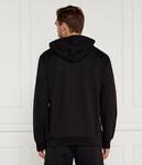 Толстовка мужская Ea7 однотонная с логотипом бренда, черный - фото 3