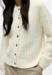 Кардиган Object Cardigan, Birch/Off-White - фото 4